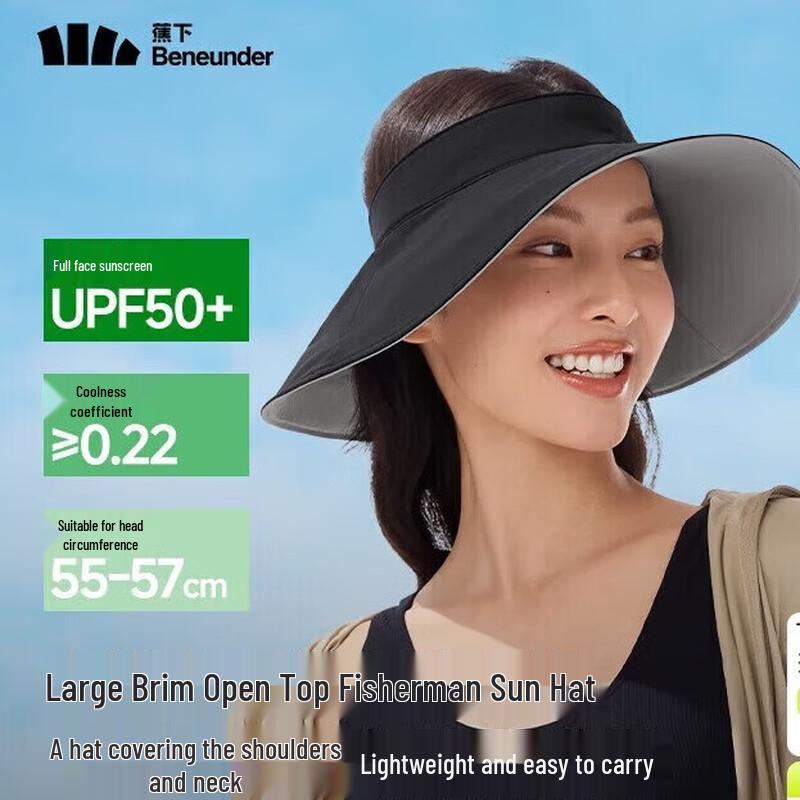Beneath Women s Portable Open-Top Sun Visor Hat