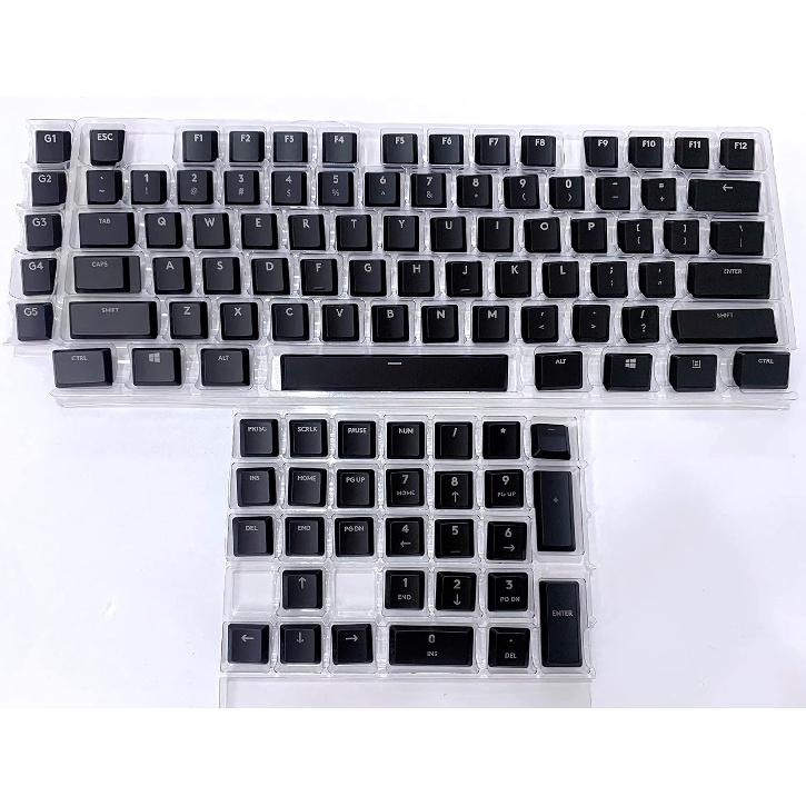 forG915 complete set of 109 keycaps to replace Logitech G915/G913/G815/G813 TKL RGB mechanical gaming keyboard (black 109 keys) (G915 full set of