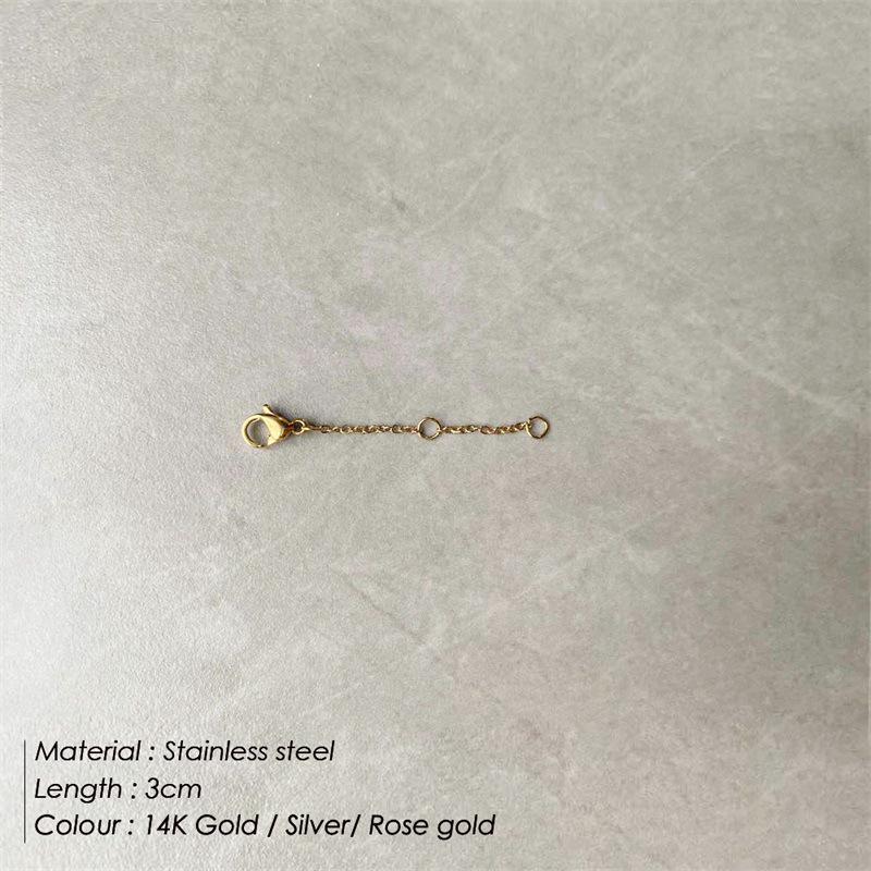 

eManco Позолоченные удлинительные цепочки из нержавеющей стали для изготовления украшений своими руками Steel Color