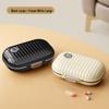 Portable Weekly Pill Organizer with Sealed, Moisture-Proof Compartments