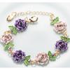 Accessoires: Rozenbloem Armband en Ketting. Retro Legering Etnische Stijl Sieraden. Overdreven Armband.