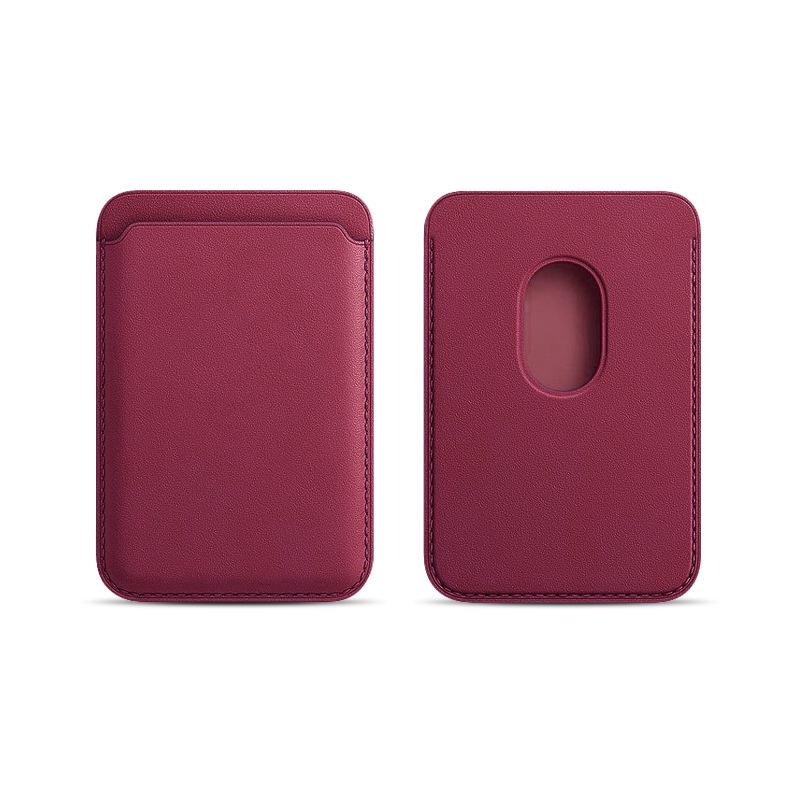Magnetische Kaarthouder voor iPhone 13 - MagSafe Lederen PU Sleeve met ID-houder & Telefoonachterkant Sticker