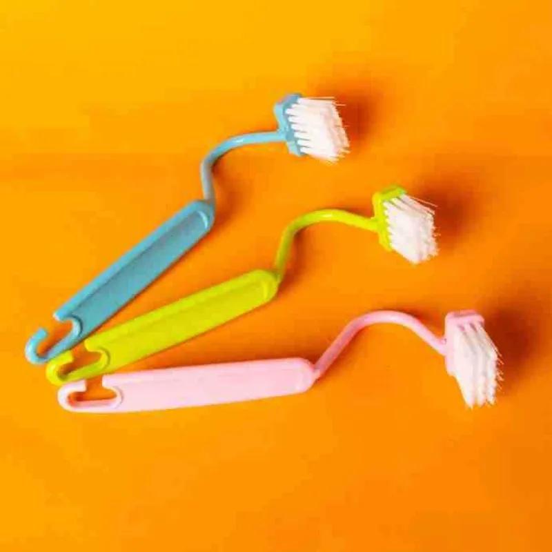 Toilet Brush Useful Things for Kitchen S Shape Karcher Portable Dish Soap Car Cleaning Tools Inclined Handle Bathroom Supplies