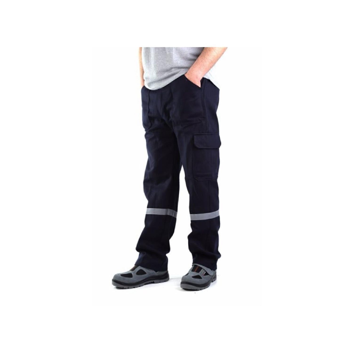 

Winter Navy Blue Work Trousers L