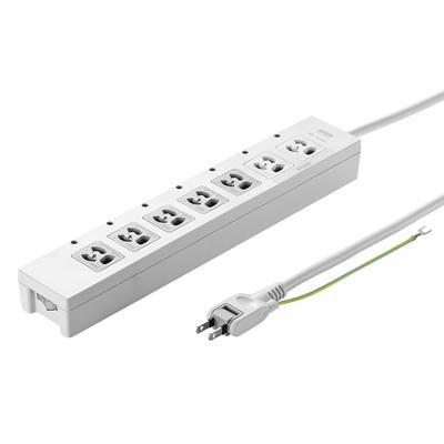 Power Strip, 5-Outlet Interlocking Centralized Switch + Lightning Guard, 3-Pin, 7-Outlet, 5m, TAP-F37-5CLK
