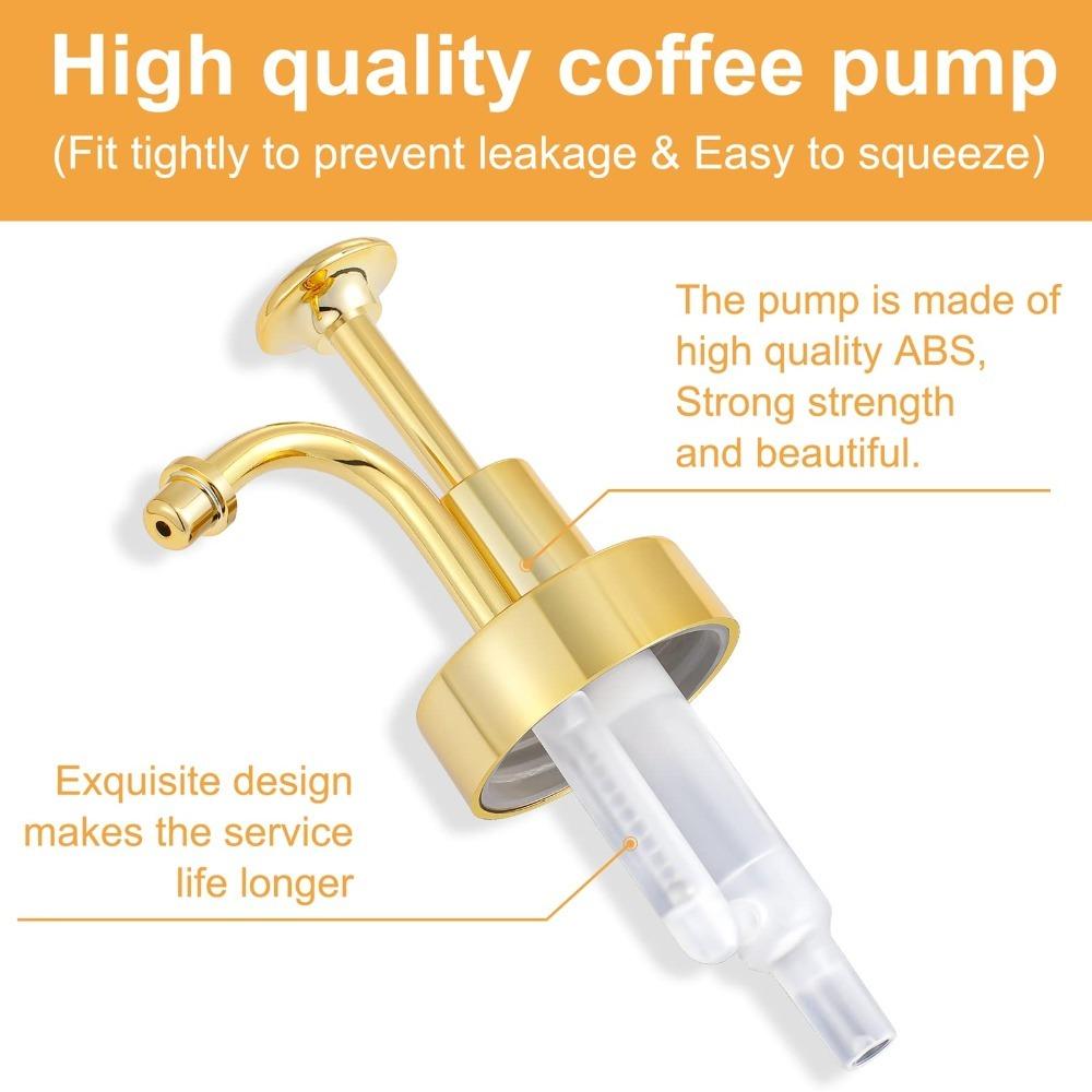 Drinkware Coffee Syrup Dispenser Accessories 1/2 Pack 16oz/500ml Syrup Dispenser with Funnel Syrup Pump Dispenser Leak Proof