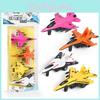 Solid Simulation Inertial Color Aircraft Fighter Children Toy Model