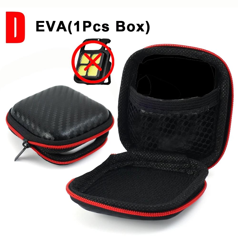 Mini LED Keychain Flashlight Portable COB Work Light USB Rechargeable Strong Magnet Lamp For Outdoor Camping Torch Lamp Lantern