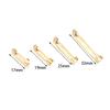 10-20pcs/Lot 316 Stainlesss Steel Brooch Base Pins Clasps 17 19 25 32mm With 2 Hole For Women DIY Jewelry Making Findings
