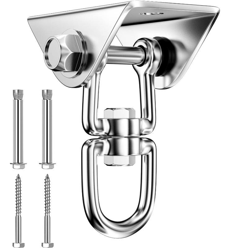 1SET 304 ceiling hook stainless steel hook hanging swing hook suitable for hanging chair swing yoga cloth, etc