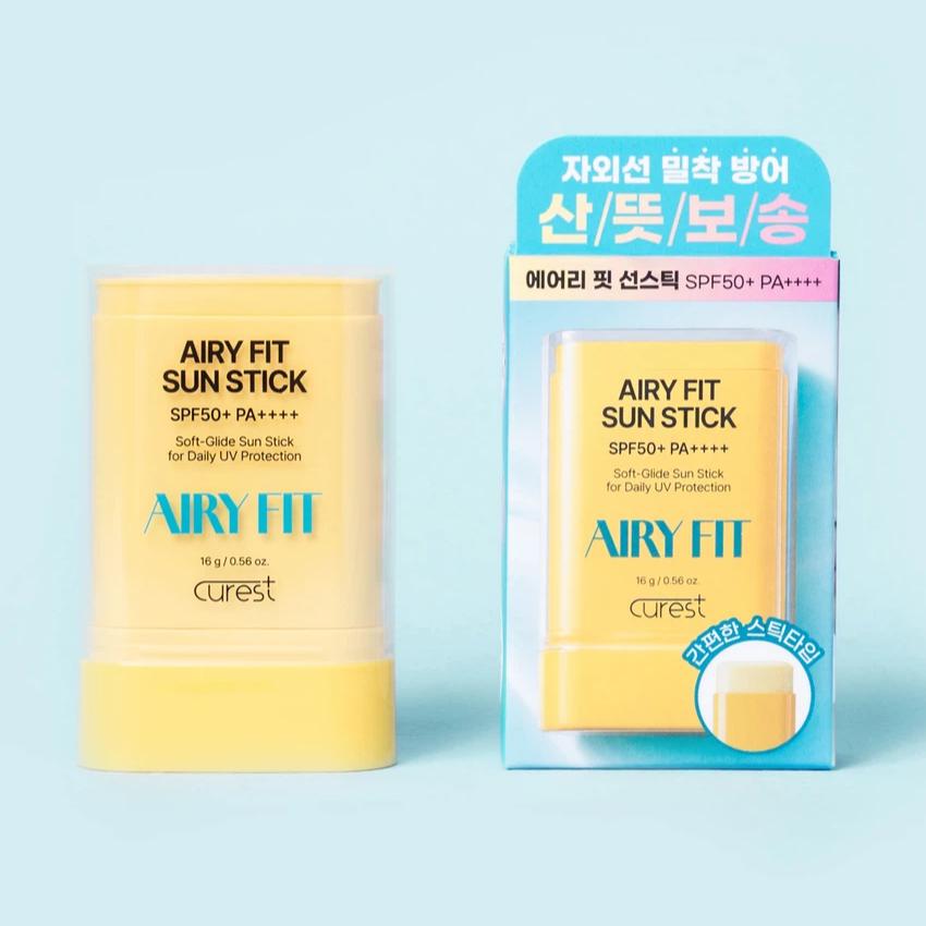 [CUREST] Воздушный солнцезащитный стик 16 г SPF50+ PA++++ | Легкий матовый нелипкий солнцезащитный крем, K-Beauty 16g x 1EA