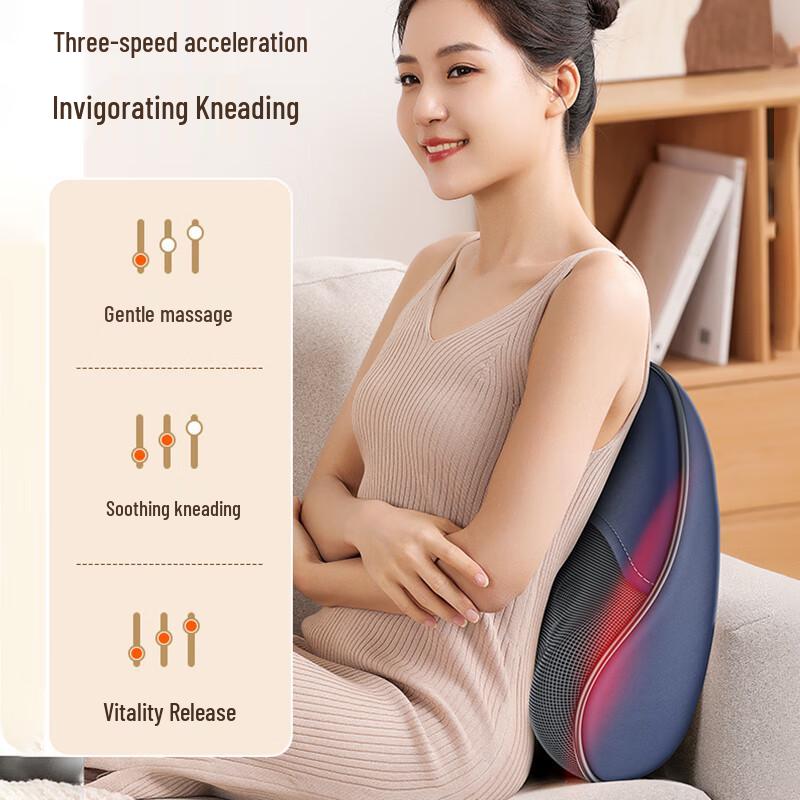 Aux Multi-functional Neck & Back Massager Pillow