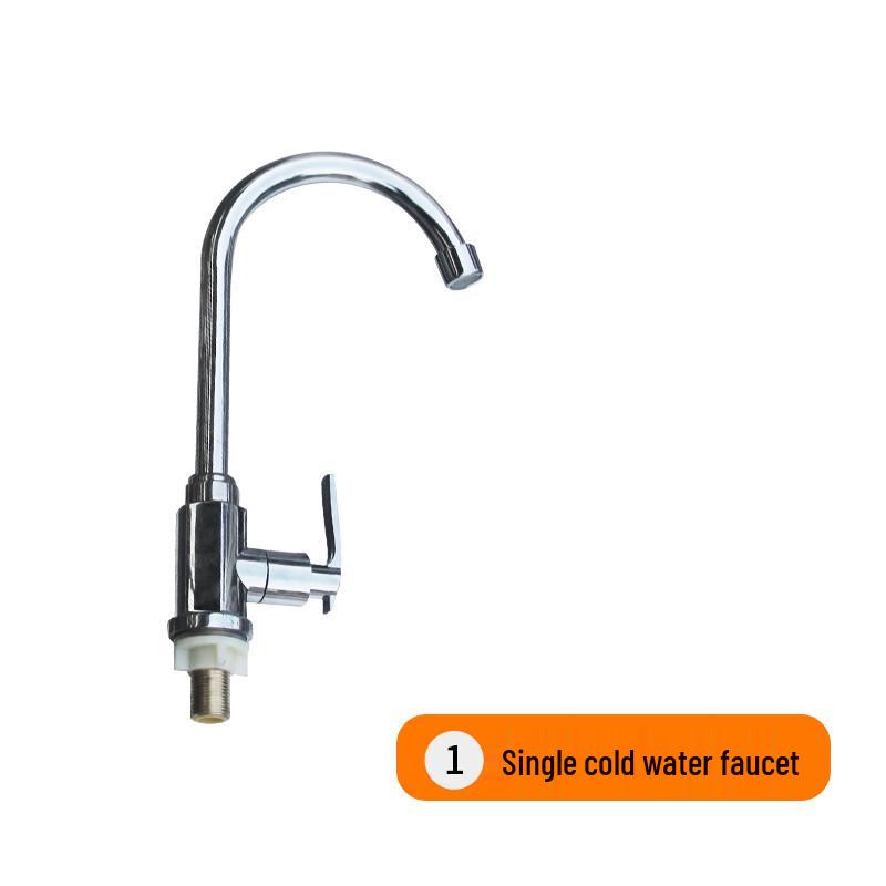 Stainless Steel Single Cold Kitchen Sink Faucet