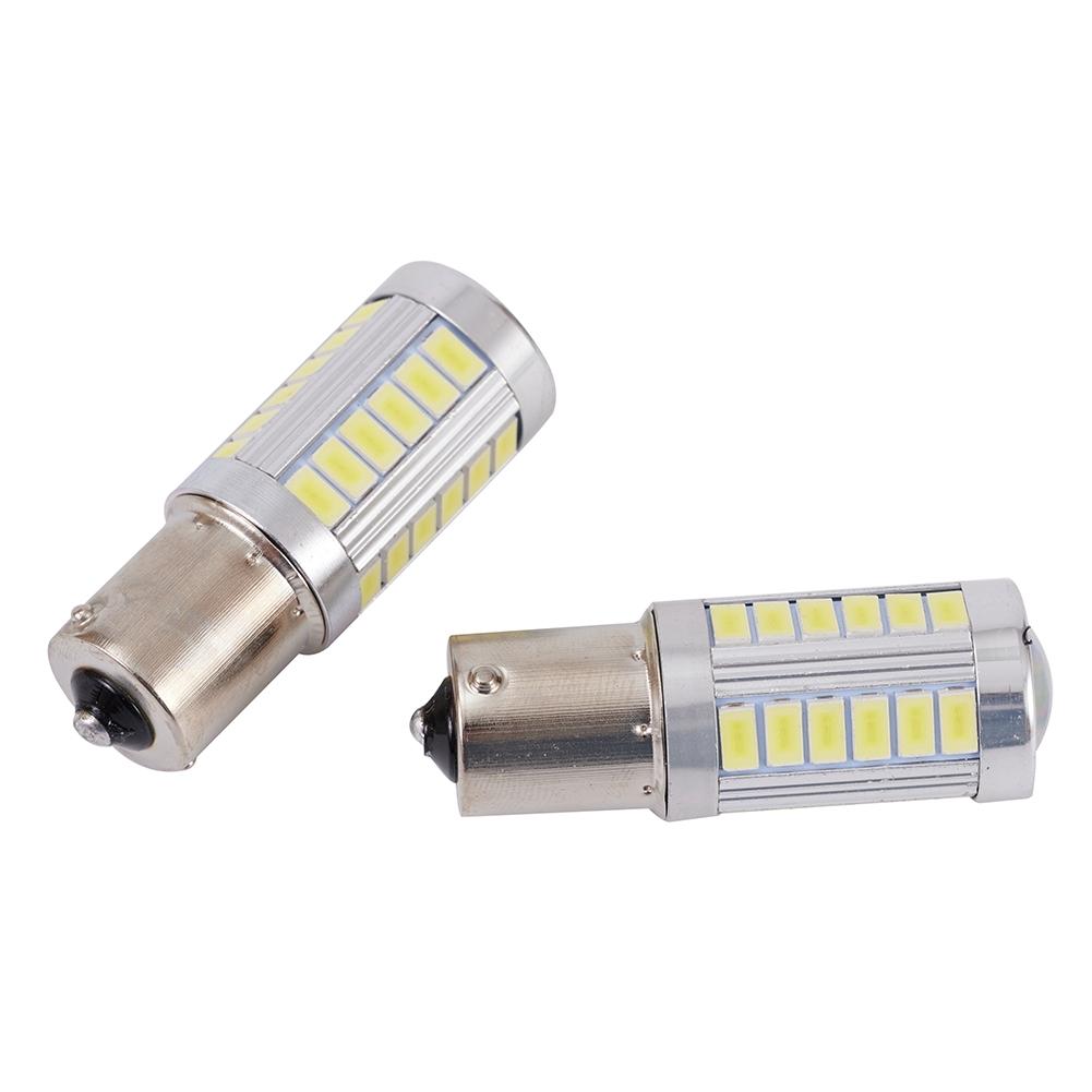 LED Rückfahrlicht Autozubehör Auto 2 Stück Weiß Aluminium 5630 33SMD