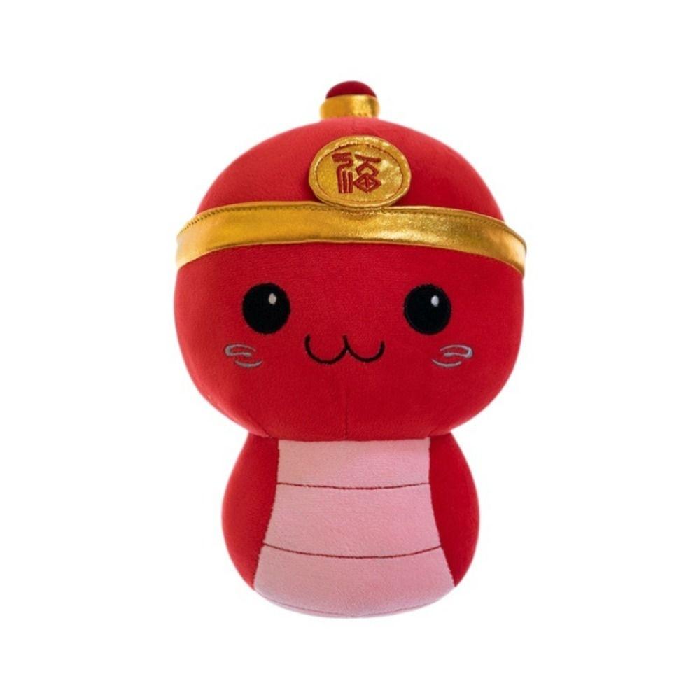 

Фу Персонаж Год Змеи Плюшевая Игрушка ПП Хлопок Счастливая Змея Кукла Плюшевые Игрушки Дети 30cm