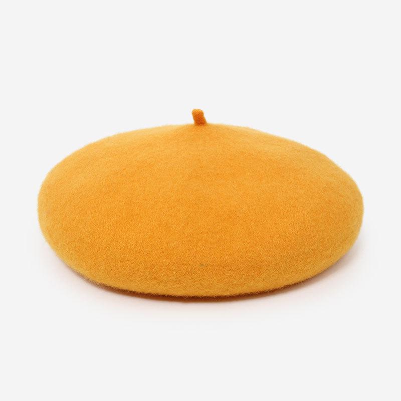 Wool Caps Felt Beret Women British Style Girls Beret Hat Lady Solid Color Winter Hats