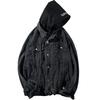 2026 Chaqueta Vaquera con Capucha para Hombre Ajuste Delgado Casual Streetwear Chaquetas Vaqueras Masculinas Abrigo de Moda Chaqueta de Primavera Abrigo Hombre