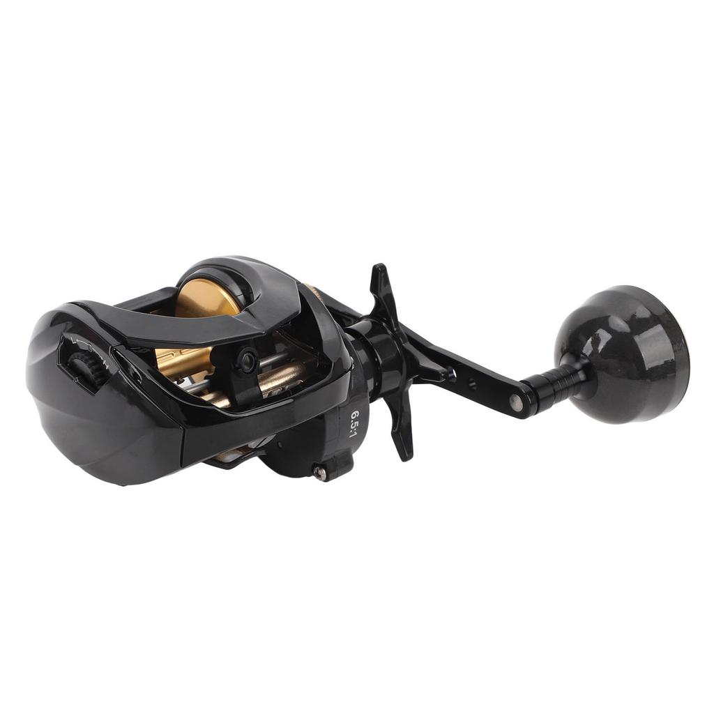 Baitcasting Reel Carbon Fiber Magnetic Braking with Single Rocker Arm Stainless Steel Bearings Metal Wire Cup Fishing