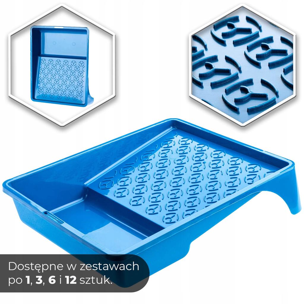 KADAX Paint Tray Large for Paint Roller Set X 12pcs