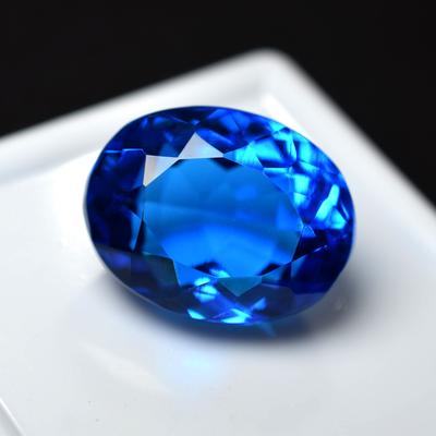 9.50 Ct Natural Sapphire Blue Perfect Oval Cut CERTIFIED Real Loose Gemstone