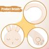 5 Pieces Wooden Hangers Clothes Hanger Children’s Cartoon Non Slip Infant Nursery Closet