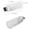 Car Interior USB LED RGB Night Light 5V Candle Style Bulb Retro Design for Camping and Travel
