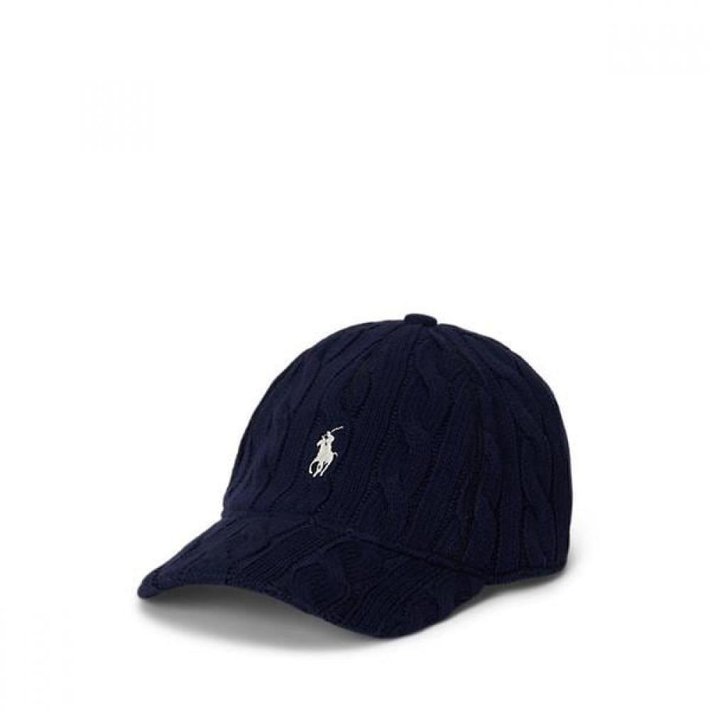 Polo Ralph Lauren Men S Cable Knit Cotton Ball Cap mapohgS0j422634410 ONE