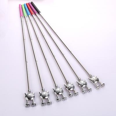 1Pcs Portable Extendable Telescopic Cat Claws Metal Back Scratchers/Hand Massager/Backslap With Rubber Handles