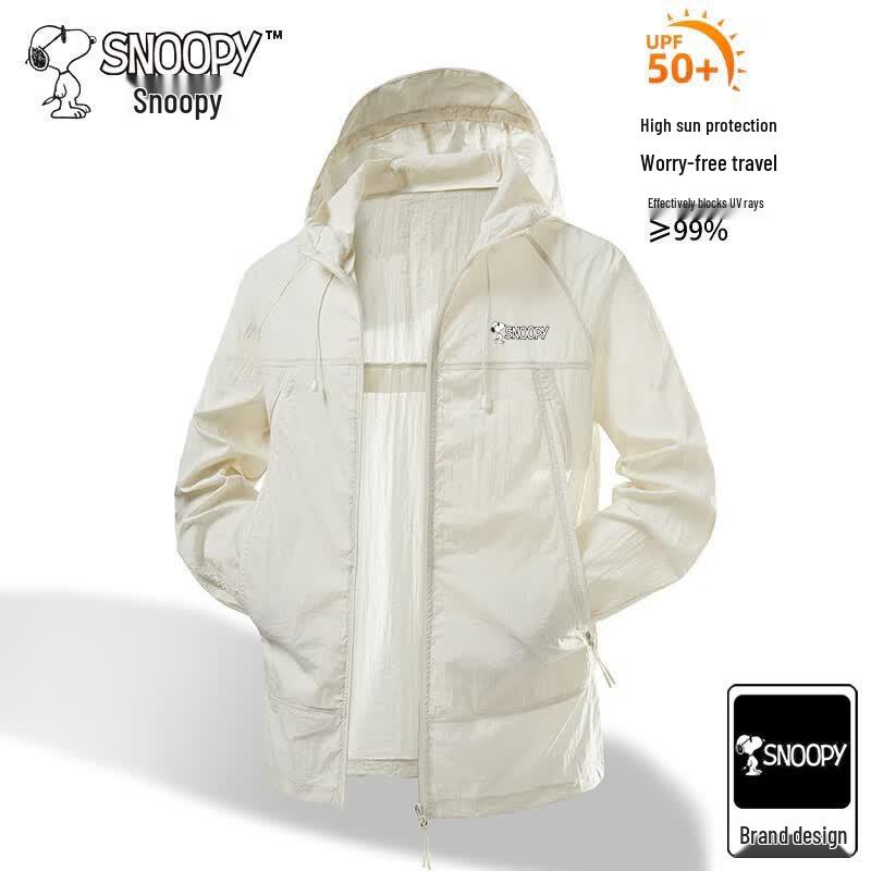 SNOOPY Men s Lightweight Sun Protection Jacket 3XL грязно-белый