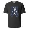 T-shirt à Imprimé Ours Buvant T-shirts d'Été Pour Hommes Femmes 100% Coton Col Rond Surdimensionné Décontracté Manches Courtes Streetwear Haut Basique