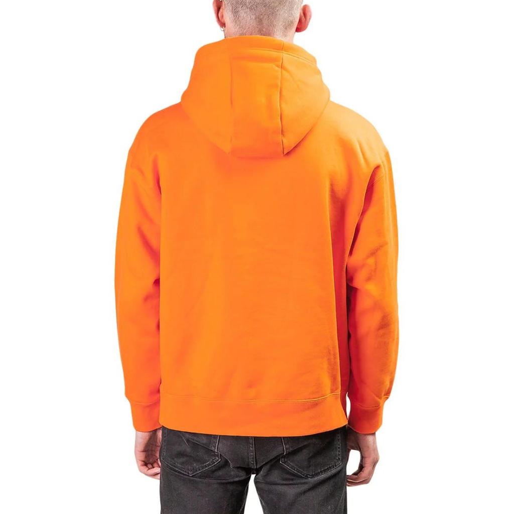 Nike Solid Color Hooded Pullover Long Sleeve Sweatshirt Men tops Orange BQ3453-819