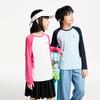 Annil Kids' Color-blocked Sunscreen Sport T-shirt