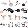 1:12 Dollhouse Miniature Egg Sausage Frying Pan Fryer Collection Egg Beater Spatula Fork Whisk Jar Collection Kitchen Accessories Playthings Deco