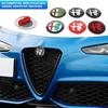 2026 Autocollant Chaud Métal 3D Calandre Avant d'Aile Badge Accessoires Extérieurs Auto Pour Alfa Romeo Giulia Stelvio Giulietta 156 15