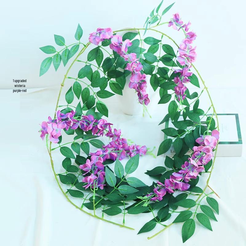 Kaufe Künstliche Glyzinien-Blumenranke - Hängende Hochzeits- & Outdoor-Dekoration zum Preis ab 2.88
