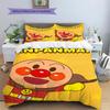 Anpanman Autumn Bedding Set Duvet Cover Pillowcase No Filler, Soft Home Bedroom Decor, Perfect Gift for Fans.chl