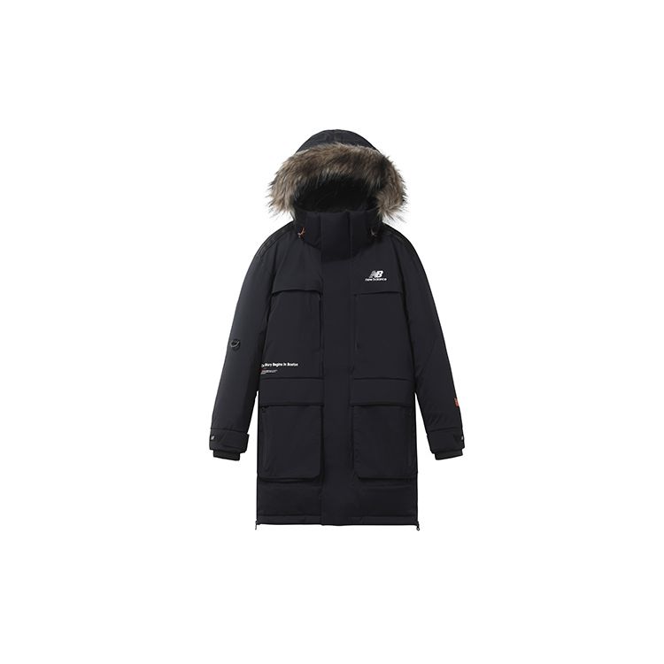 

Рабочая одежда New Balance Теплый светоотражающий пуховик с капюшоном Верхняя одежда унисекс Черный NPA44023-BK