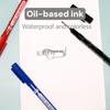 6pcs Long Tip (20mm) Quick-Dry Oil-Based Marker Pens - High Quality, Non-Toxic, Smudge-Proof Art & Drafting Markers Students