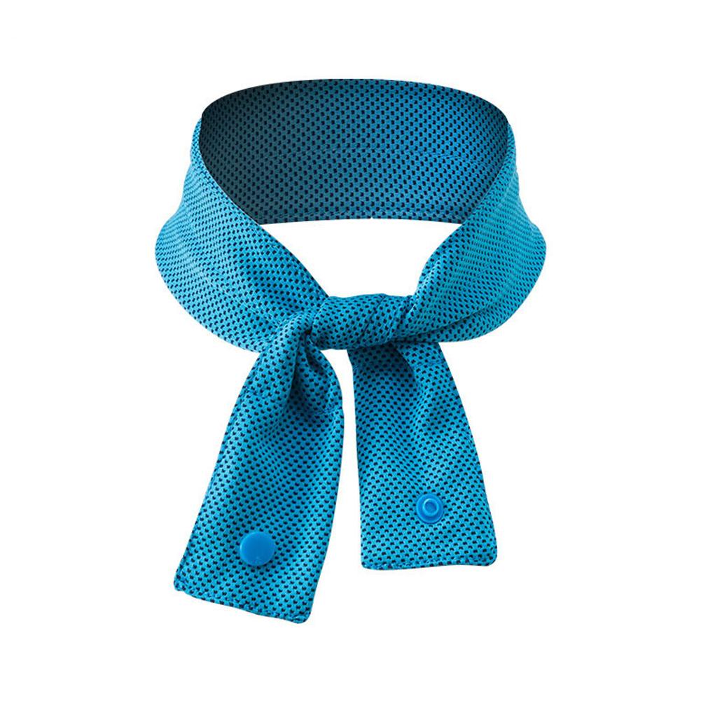 Summer Cooling Ice Scarf Quick Dry Sweat Absorb Cold Beach Towel Neck Wrap Breathable Reusable Outdoor Running Cycling Headscarf