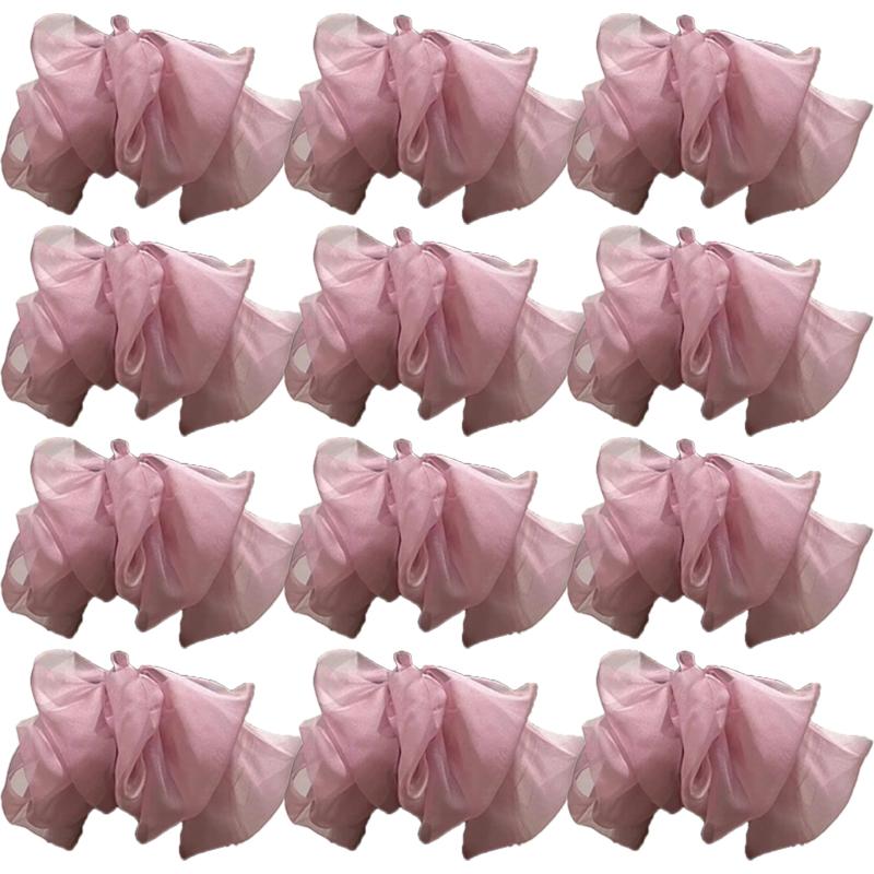 Fairy Chiffon Bow Hairpin French Oversized Sweet Wind Spring Clip Hairpin Top Clip Eye-catching Hair Accessories