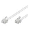 Câble De Téléphone - Wentronic - RJ11 4 Broches - 3m Blanc