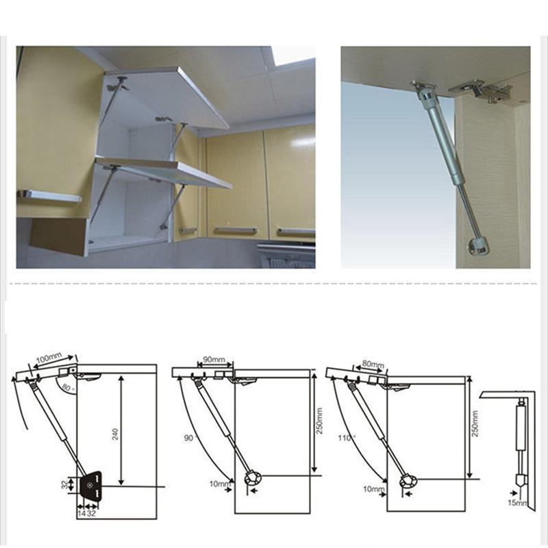 10-inch 100N Copper Core Hanging Cabinet Air Support Pole Hydraulic Damping Support Rod for Cabinet Door