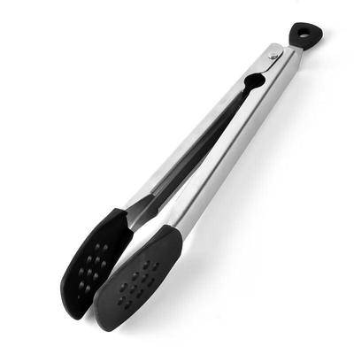 Ruhan 304 Stainless Steel Silicone Food Tongs