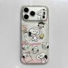 Snoopy Magnetic Phone Holder for iPhone 17 Pro Max Case, Cartoon Transparent Design for Apple 16 Pro
