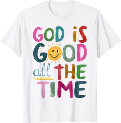 Gott ist gut allezeit Glaubensbasiertes christliches Bibelvers-T-Shirt