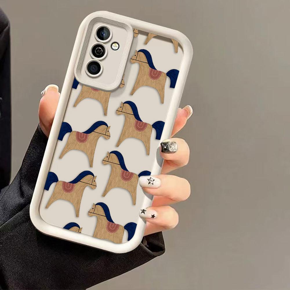Illustration Of Animal Horse Phone Case For Infinix HOT 30I 40I 60 NOTE 12 G96 ZERO GT 10 20 30 40 50 50S 50X VIP PRO Cover Case