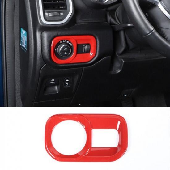 Headlight Switch Button Cover Trim Frame For Dodge Ram 1500 2018+ Accessories