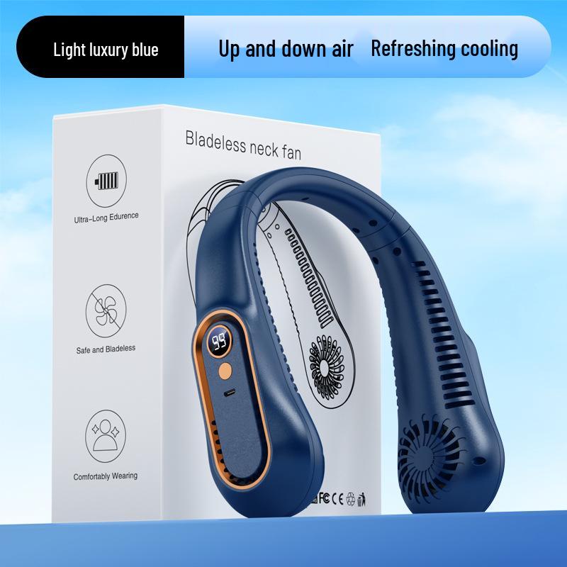 Portable Neck Fan: Long Battery Life, USB Rechargeable, Bladeless, Silent, Wearable and Compact
