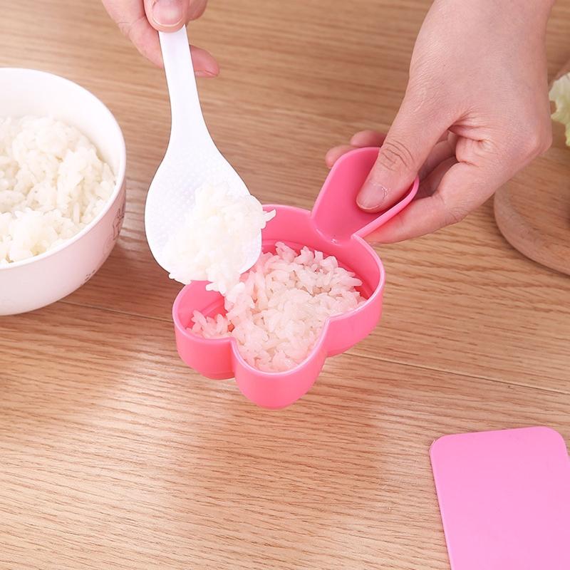 Cute Animal Shaped Rice Ball Mold Onigiris Mold Sushi Molds Rice Ball Maker Sushi Moulds for Lunch Bento Box Accessories