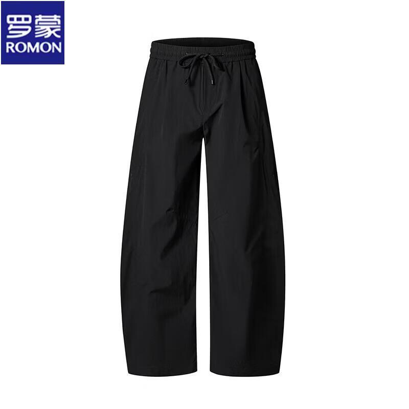 ROMON Men's Loose Wide-Leg Quick-Dry Casual Pants